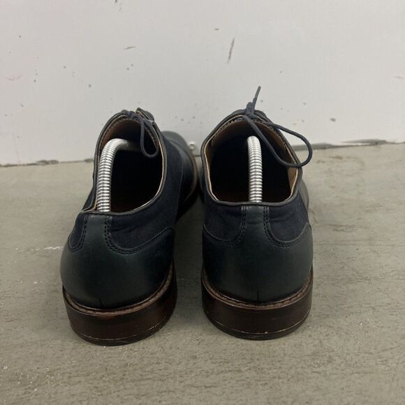 Aldo Mens Blue Cap Toe Leather Oxfords Dress Shoes Size 10.5 - Picture 4 of 9